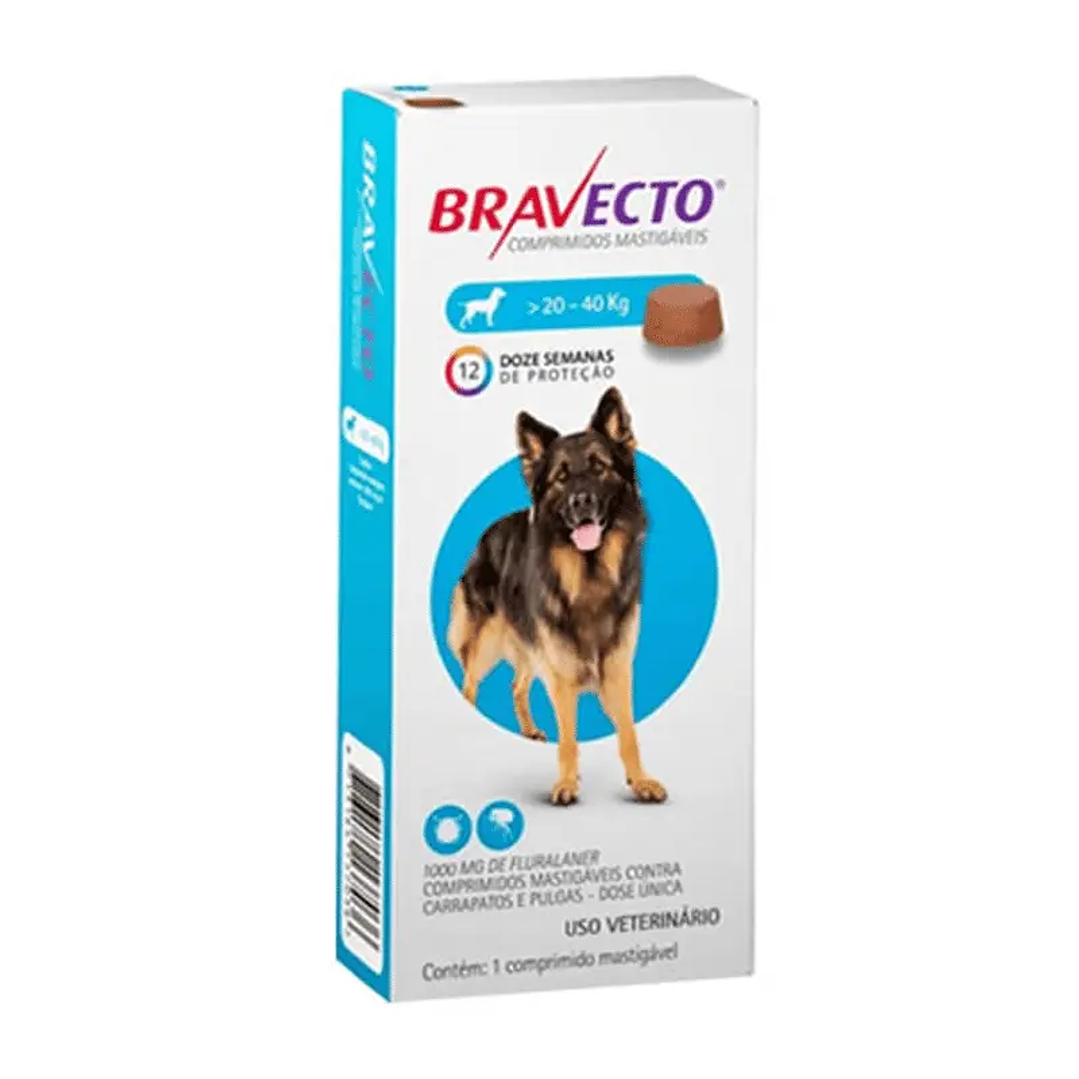 Bravecto para Perros – 20 Kg a 40 Kg 120 dias 1