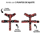 Arnés H para Perros y Gatos - Coral Leopard L/XL - Miniatura 3