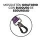Correa Larga Perro - 3  Metros - Morada Mini Trail - Miniatura 3