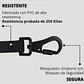 Correa Manos Libres - Impermeable - Multiuso 5 en 1 - Perro - Negra - Miniatura 3