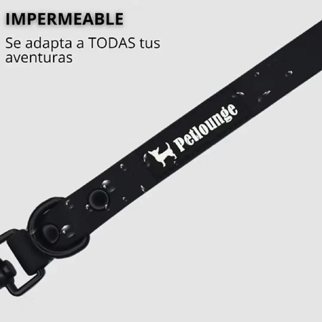 Correa Manos Libres - Impermeable - Multiuso 5 en 1 - Perro - Negra 5