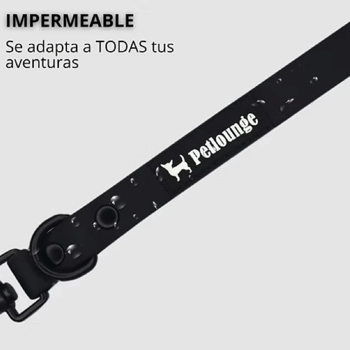 Correa Manos Libres - Impermeable - Multiuso 5 en 1 - Perro - Negra 5