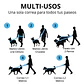 Correa Manos Libres - Impermeable - Multiuso 5 en 1 - Perro - Negra - Miniatura 7