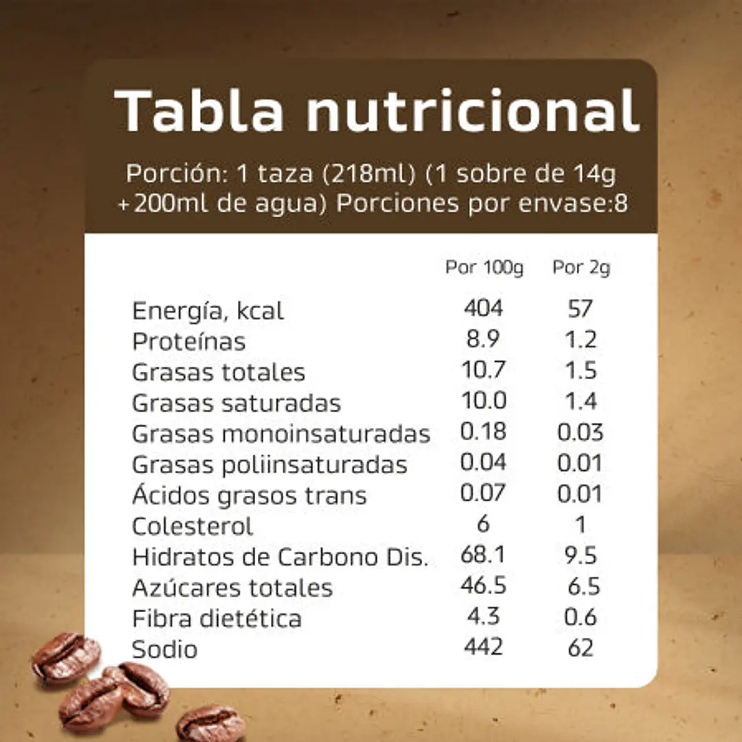 Café Capuccino Caja 112g Nescafé 8 sobres 2