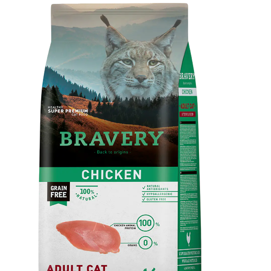 Bravery Adult Cat sterilized chicken 7 kilos 1