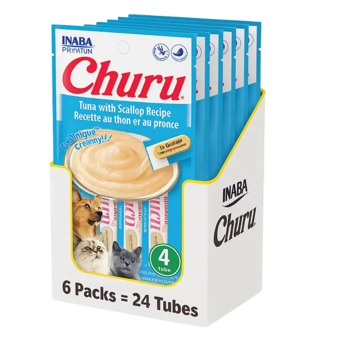 Caja Churu Cat Tuna Scallop Recipe 6 Sachets 4 Tubos 1