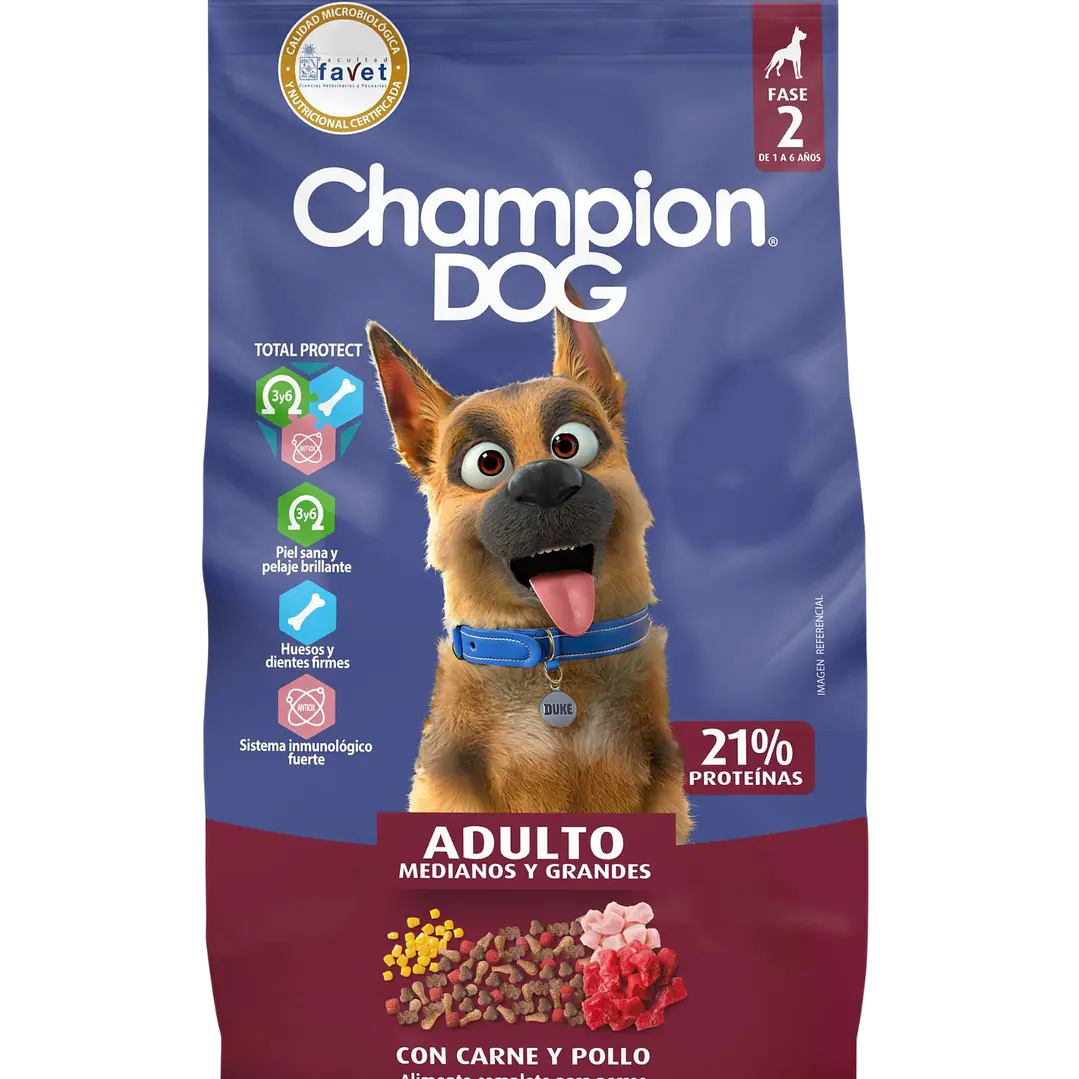 Champion Dog Adulto mediano y grande Granel - 1 Kilo 1