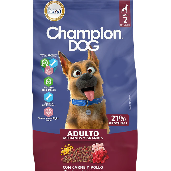 Champion Dog Adulto mediano y grande Granel - 1 Kilo 1