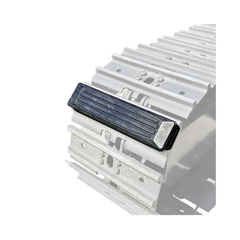 ZAPATA DE GOMA 230B PARA ORUGAS METALICA DE 230MM LISO MTQ