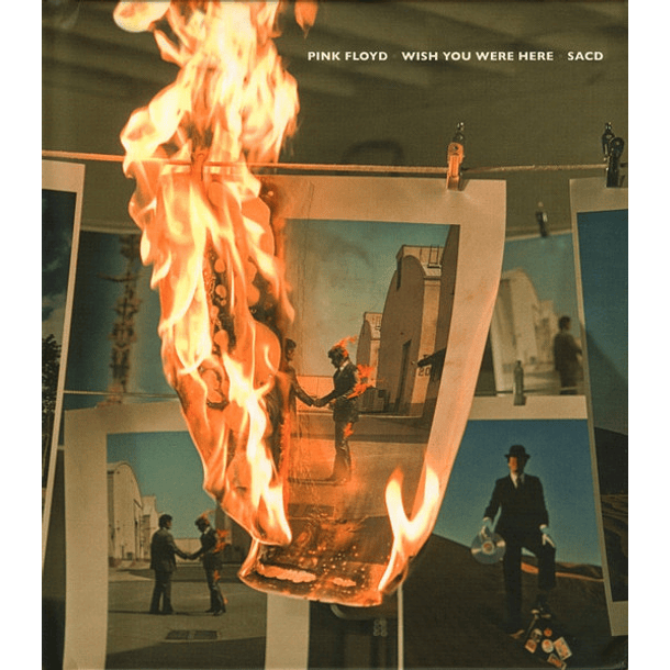 Pink Floyd - Wish You Were Here - Super Audio Cd Sacd - Híbrido - Multicanal - Stereo - Edición Limitada - Remasterizado - Disco Hecho en Alemania  Empacado En U.S.A. 1