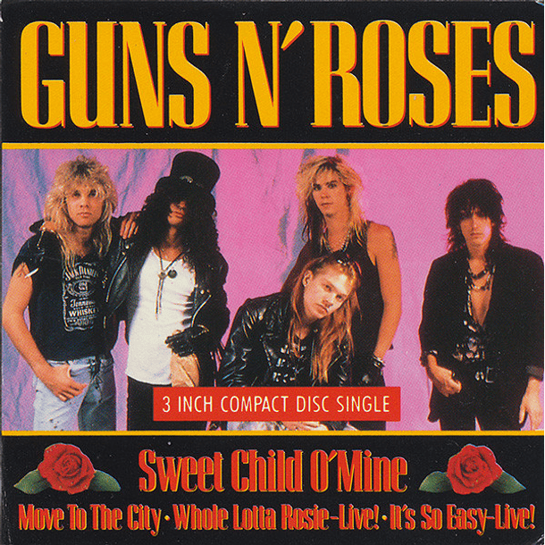 Guns N` Roses - Sweet Child  O` Mine - Mini Cd 3 Pulgadas 1