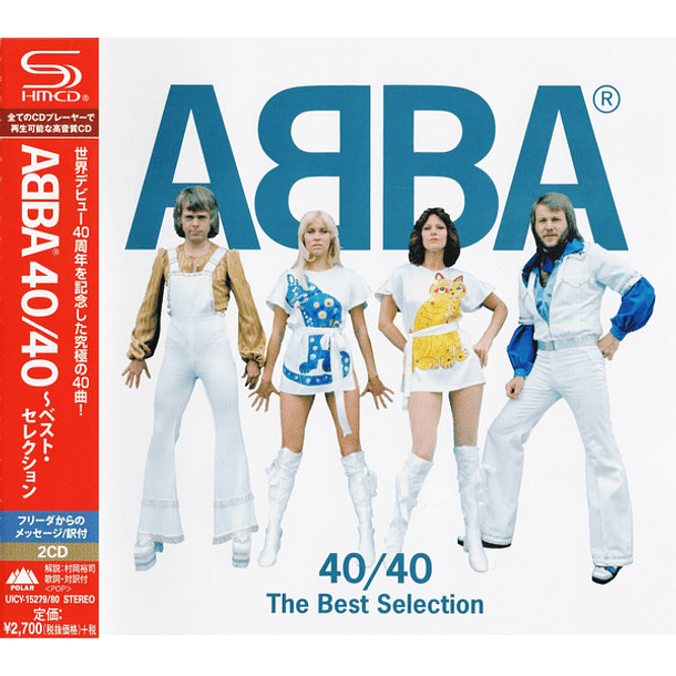 Abba - 40/40 The Best Selection - Shm-Cd - 2 Cds - Hecho En Japón - Nuevo y Sellado 