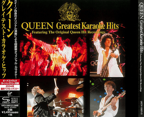 Queen - Greatest Karaoke Hits (Versiones Originales e Instrumentales) - Shm-Cd - 2 Cds - Hecho En Japón - Nuevo Y Sellado