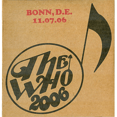 The Who - Bonn, D.E. 11.07.06 - 2 Cds - Digipack