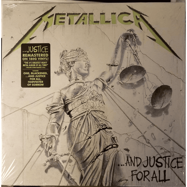 Metallica - ...And Justice For All - Vinilo Doble - 180 Gramos 