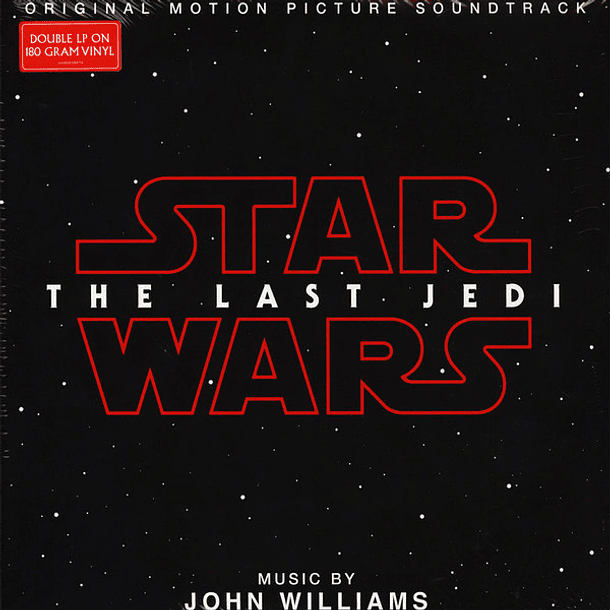John Williams - Star Wars: The Last Jedi (Original Motion Picture Soundtrack) - 2 LPs Vinilo - 180 Gramos - Nuevo Y Sellado 