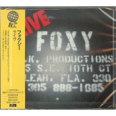 Foxy - Live - Cd - Remasterizado - Edición Limitada - Hecho En Japón