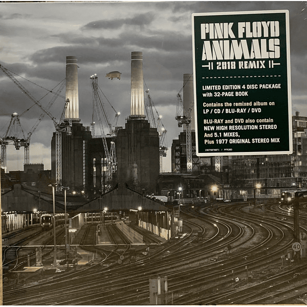 Pink Floyd - Animals - Vinilo + Cd + Blu Ray Audio + Dvd Audio - Box Set - Nuevo Y Sellado 