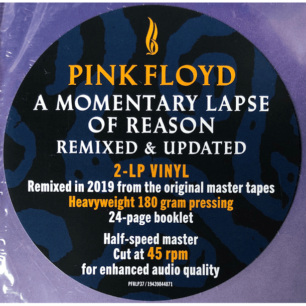 Pink Floyd - A Momentary Lapse Of Reason (Remixed & Updated) - Vinilo Doble - 180 Gramos 2