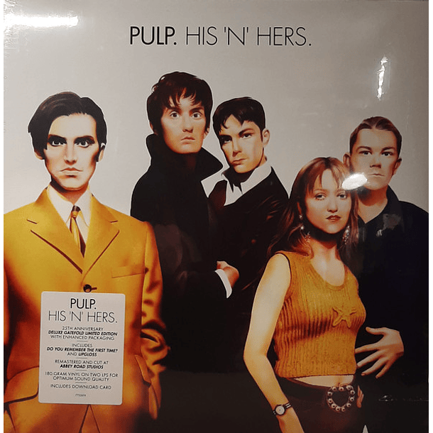 Pulp - His 'N' Hers - Vinilo Doble - Deluxe Edition - Limited Edition - 25th Anniversary 