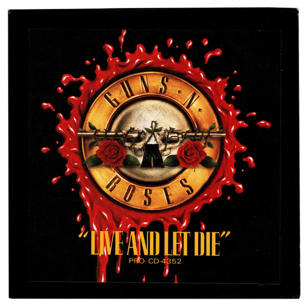 【サンプル盤】Guns N' Roses /Live and Let Die Guns N Roses Live And Let Die - Orange UK 12