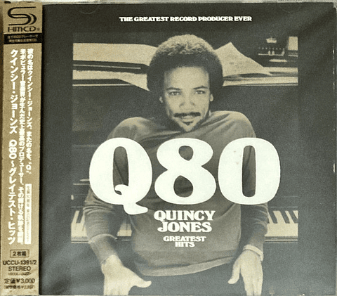 Quincy Jones – Q80 - Greatest Hits - Shm-Cd - Cd - Hecho En Japón - Nuevo Y Sellado