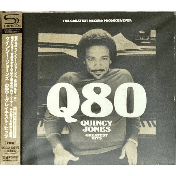 Quincy Jones – Q80 - Greatest Hits - Shm-Cd - Cd - Hecho En Japón - Nuevo Y Sellado 