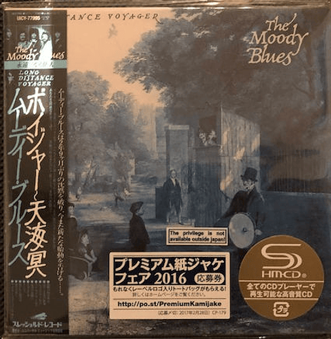 The Moody Blues – Long Distance Voyager - Shm-Cd - Cd - Mini Lp - Bonus Track - Hecho En Japón - Nuevo Y Sellado