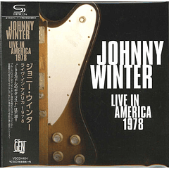 Johnny Winter – Live In America 1978 - Shm-Cd - Cd - Mini Lp - Hecho En Japón