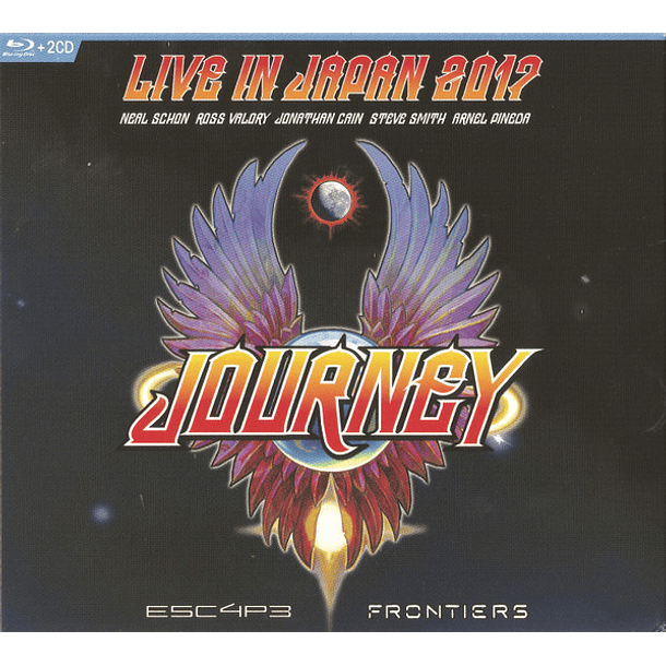 Journey – Live In Japan 2017 - 2 Cds + Blu Ray - Hecho En U.S.A. - Nuevo Y Sellado 