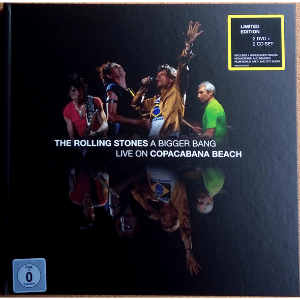 The Rolling Stones – A Bigger Bang - Live On Copacabana Beach - 2 Dvds + 2 Cds - Limited Edition 