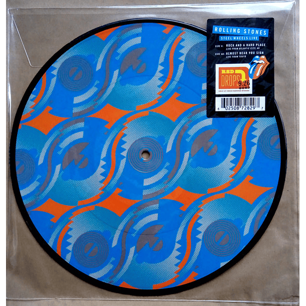 Rolling Stones* – Steel Wheels Live - Vinilo 10 Pulgadas - Single - Picture Disc 1