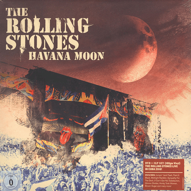 The Rolling Stones – Havana Moon - 3 Vinilos + Dvd Video 