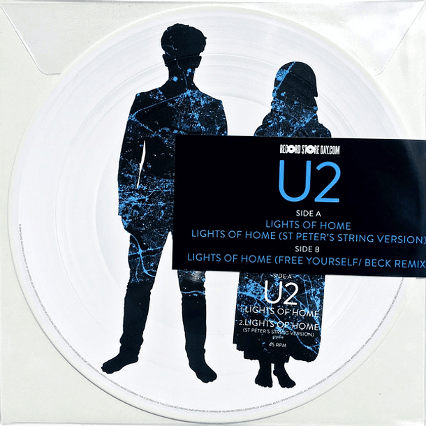 U2 – Lights Of Home - Vinilo 12 Pulgadas - Limited Edition - Picture Disc 