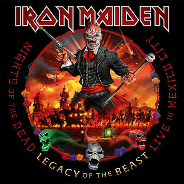 Iron Maiden – Nights Of The Dead, Legacy Of The Beast: Live In Mexico City - 3 Vinilos - Hecho en U.s.a 