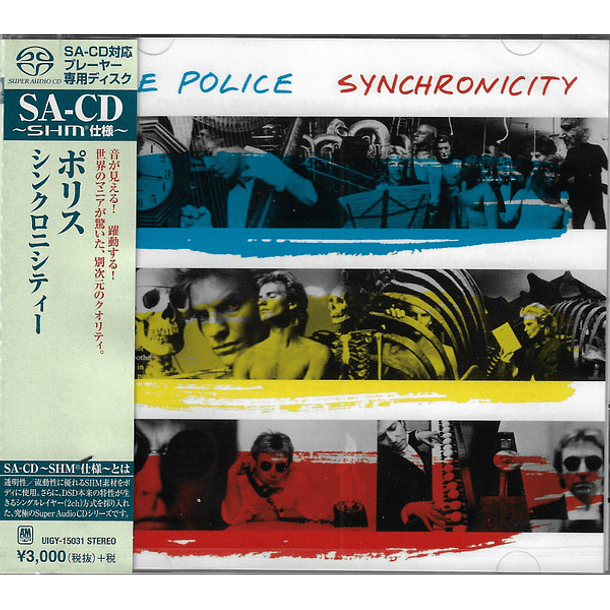 The Police – Synchronicity - Super Audio Cd SACD + SHM-CD - Hecho En Japón 1