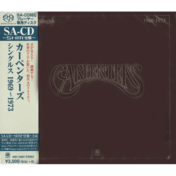 Carpenters – The Singles 1969-1973 - Super Audio Cd Sacd + Shm-Cd - Hecho En Japón - Nuevo Y Sellado 