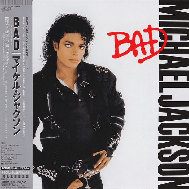 Michael Jackson ‎– Bad - Cd - Mini Lp - Bonus Tracks - Hecho en Japón 