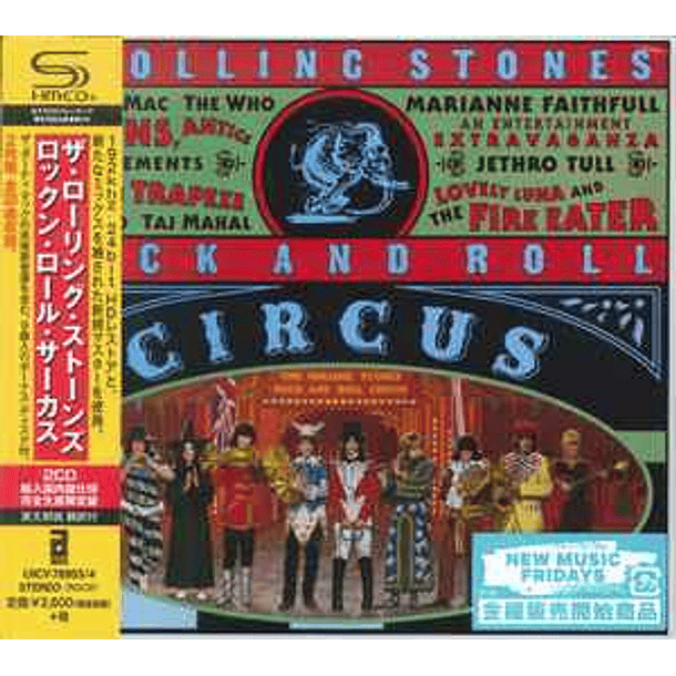 The Rolling Stones – The Rolling Stones Rock And Roll Circus - Shm-Cd - 2 Cds - Remasterizado - Deluxe Edition - Hecho En Japón 