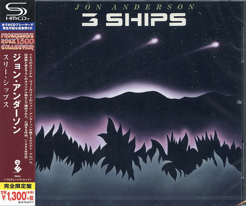 Jon Anderson – 3 Ships - Shm-Cd - Cd - Hecho En Japón - Nuevo Y Sellado