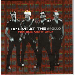 U2  - Live At the Apollo For One Night Only - 2 Cds - Incluye Mascarilla Oficial