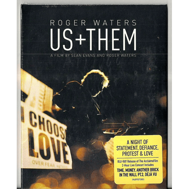 Roger Waters – Us + Them - Blu Ray - Nuevo Y Sellado 