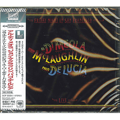 John McLaughlin - Al DiMeola  Paco DeLucía* – Friday Night In San Francisco - Blu-Spec Cd - Cd - Hecho En Japón