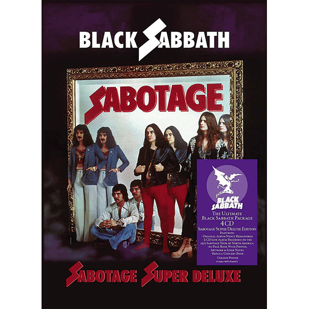 Black Sabbath – Sabotage - Super Deluxe Edition - Box Set - 4 Cds - Hecho En Alemania 