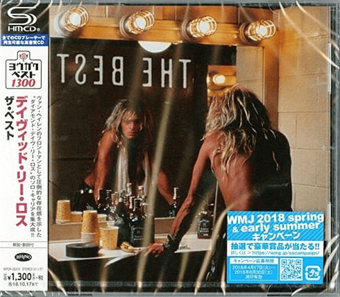 David Lee Roth – The Best - Shm Cd - Hecho En Japón - Nuevo Y Sellado