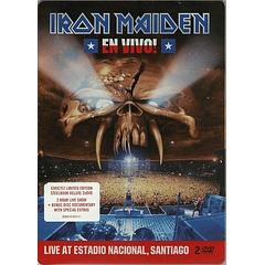 Iron Maiden – En Vivo! (Live At Estadio Nacional, Santiago) - 2 Dvds - Ntsc - Steelbook