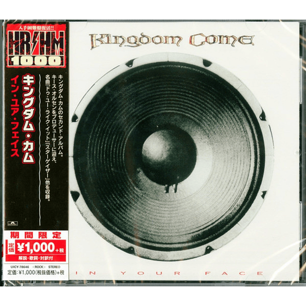 Kingdom Come – In Your Face - Cd - Hecho En Japón 