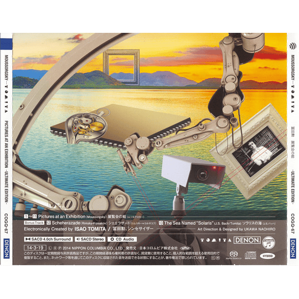Moussorgsky - Tomita – Pictures At An Exhibition - Ultimate Edition - Super Audio Cd Sacd - Híbrido - Hecho En Japón 2