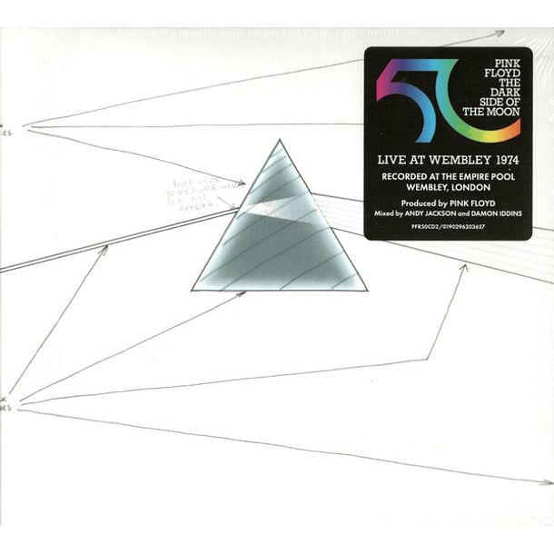 Pink Floyd – The Dark Side Of The Moon (Live At Wembley 1974) - Cd - Hecho En Alemania 1