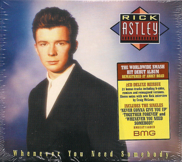 Rick Astley – Whenever You Need Somebody - 2 Cds - Bonus Tra